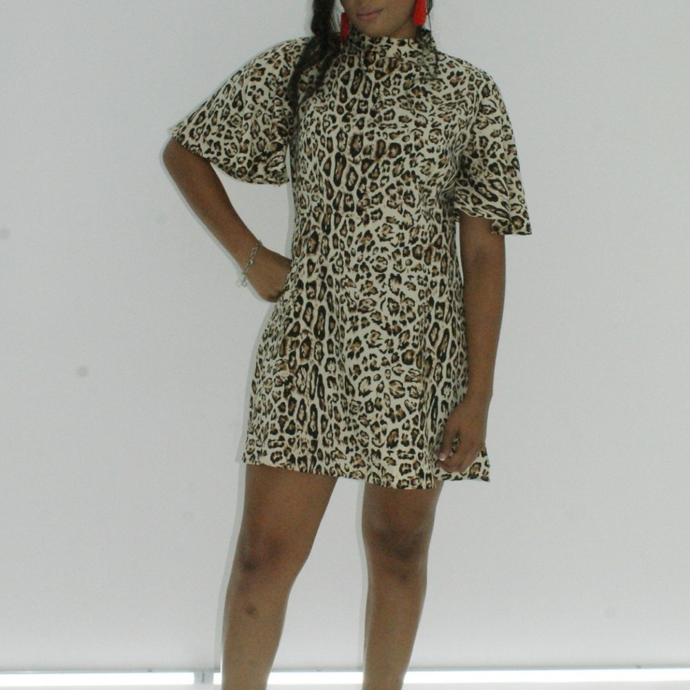 Leopard Print Women's Dress